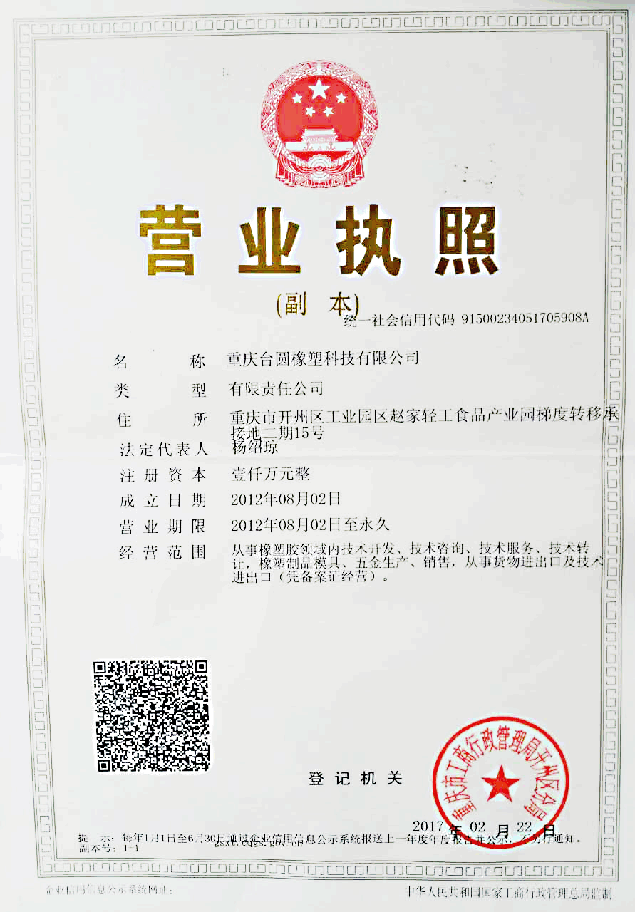 营业执照副本